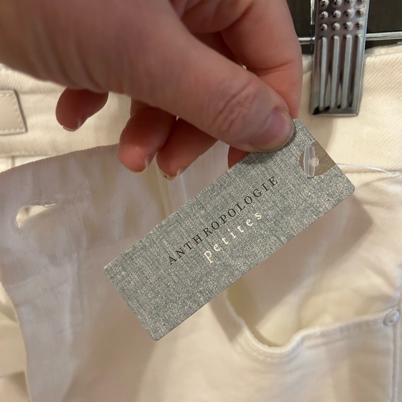 Mother Lil’ Roller Fray wide leg Jean NWT SIZE 27 white - Picture 5 of 9